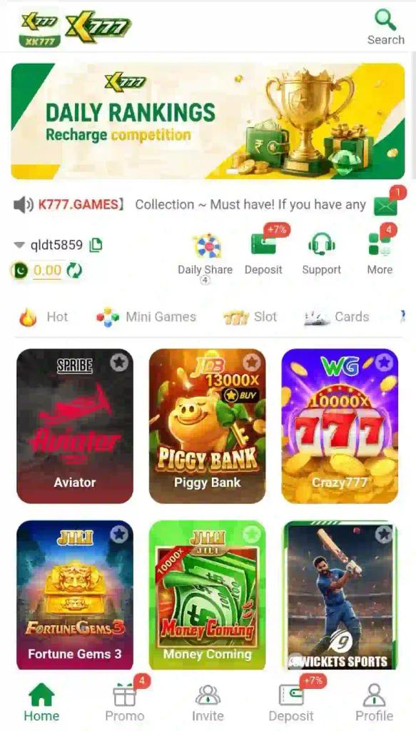 XK777 Game